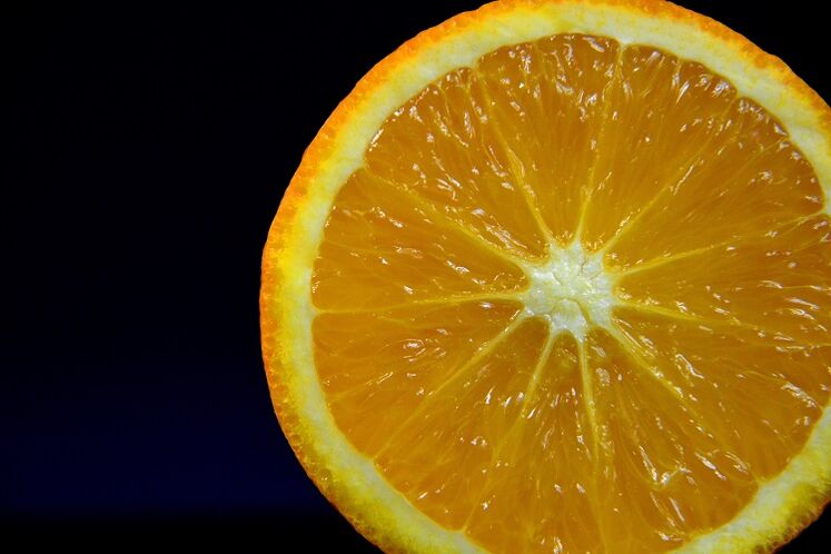 des oranges pour augmenter la puissance